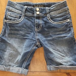 Girls size 12 jean shorts